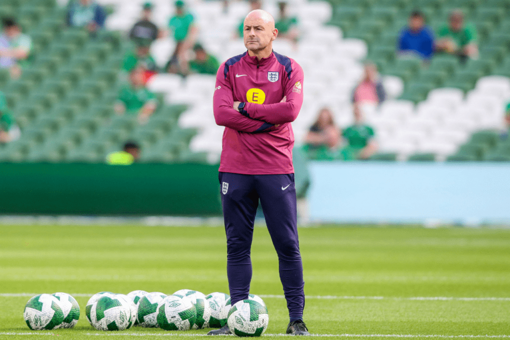 Lee Carsley, técnico interino da Seleção da Inglaterra