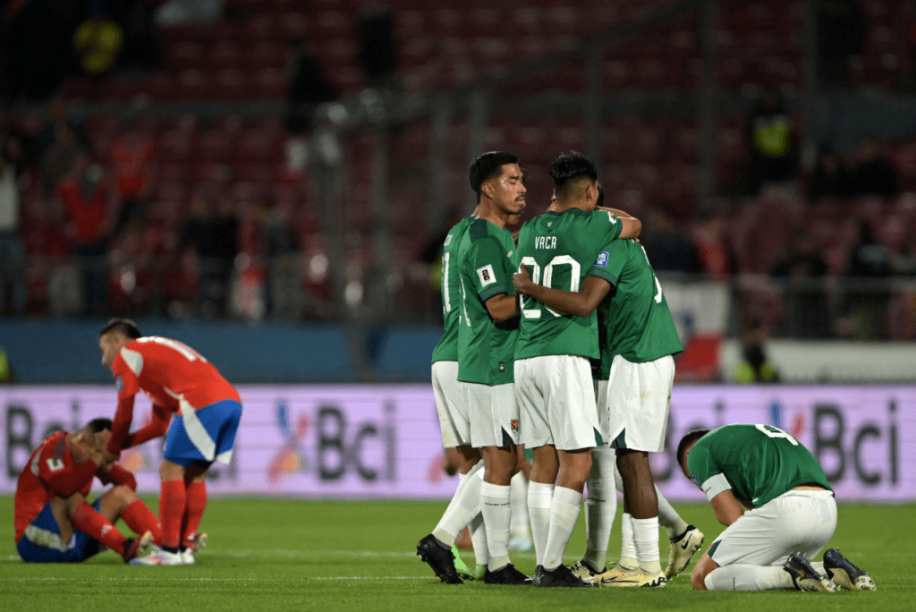 Bolívia vence Chile em Santiago e quebra jejum histórico