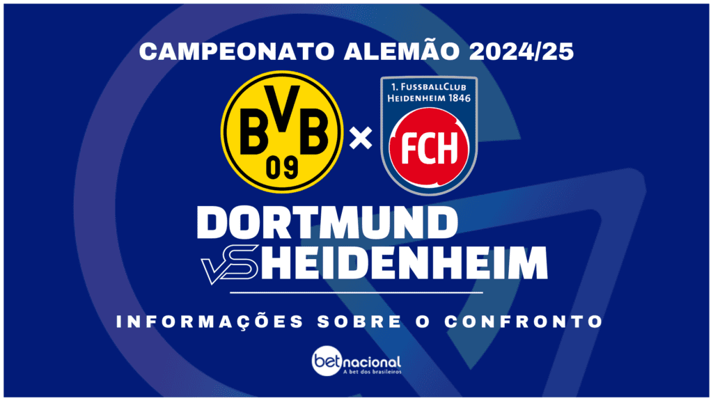 Dortmund x Heidenheim - Bundesliga 2024/25