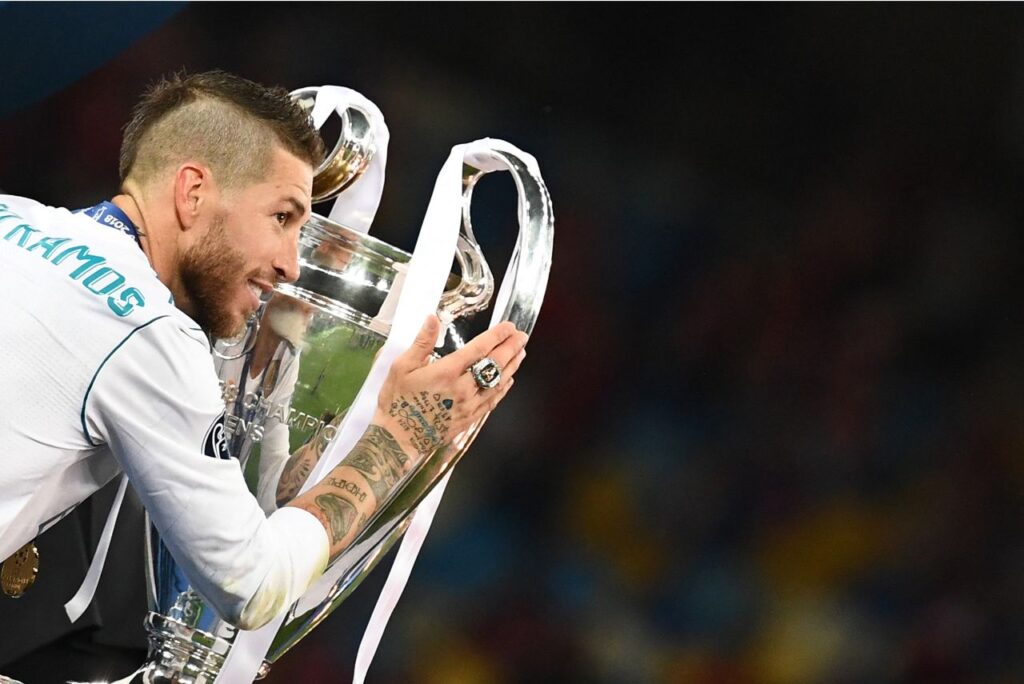 Sergio Ramos após vencer Champions League com o Real Madrid