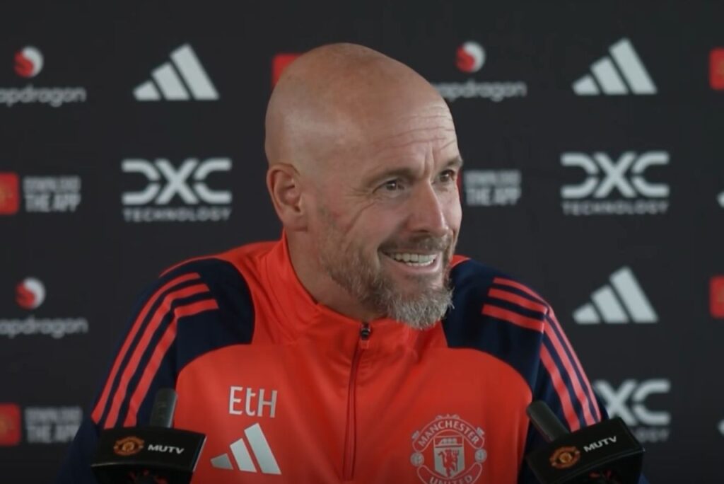 Erik ten Hag, treinador do Manchester United (Foto: Reprodução)