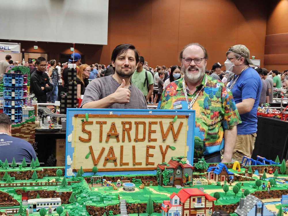 Fã recria Stardew Valley usando peças de LEGO