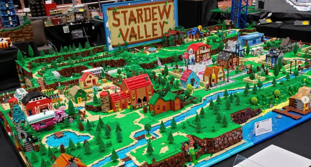 Fã recria Stardew Valley usando peças de LEGO