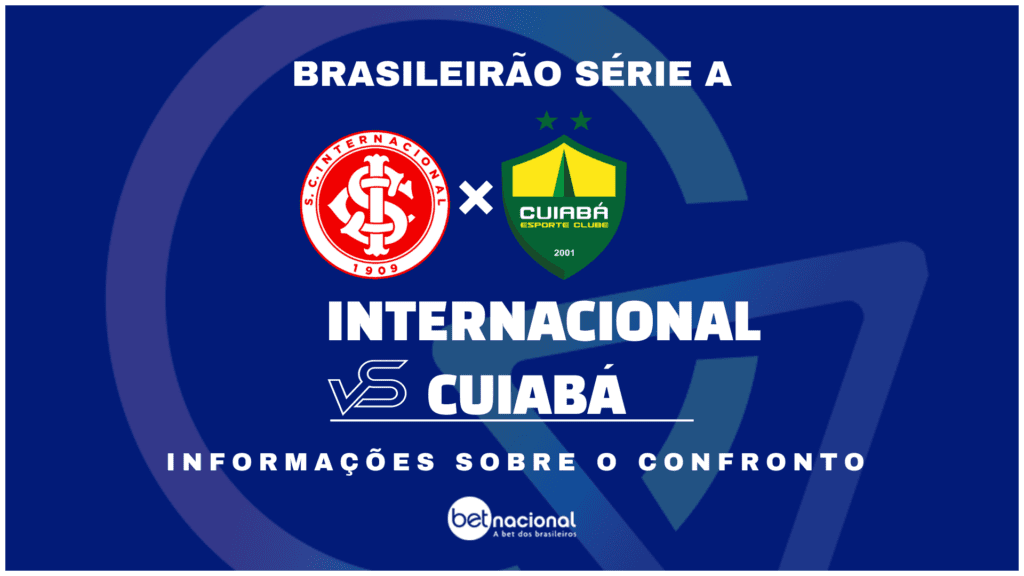 Internacional x Cuiabá Série A 2024.