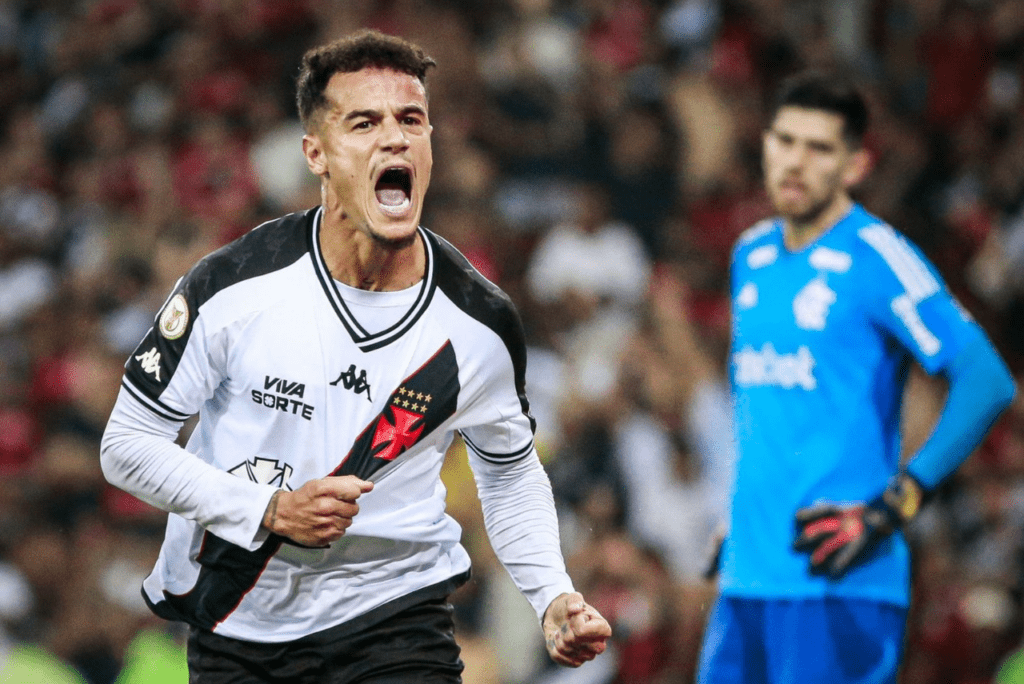 Philippe Coutinho fez seu quinto jogo em retorno ao Vasco