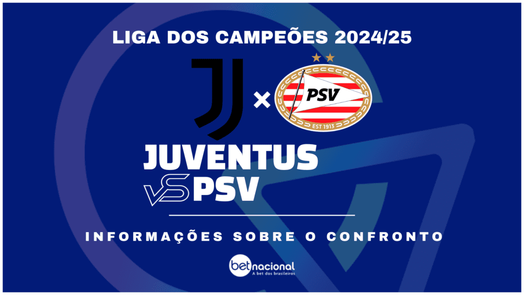 Juventus x PSV - Liga dos Campeões 2024/25