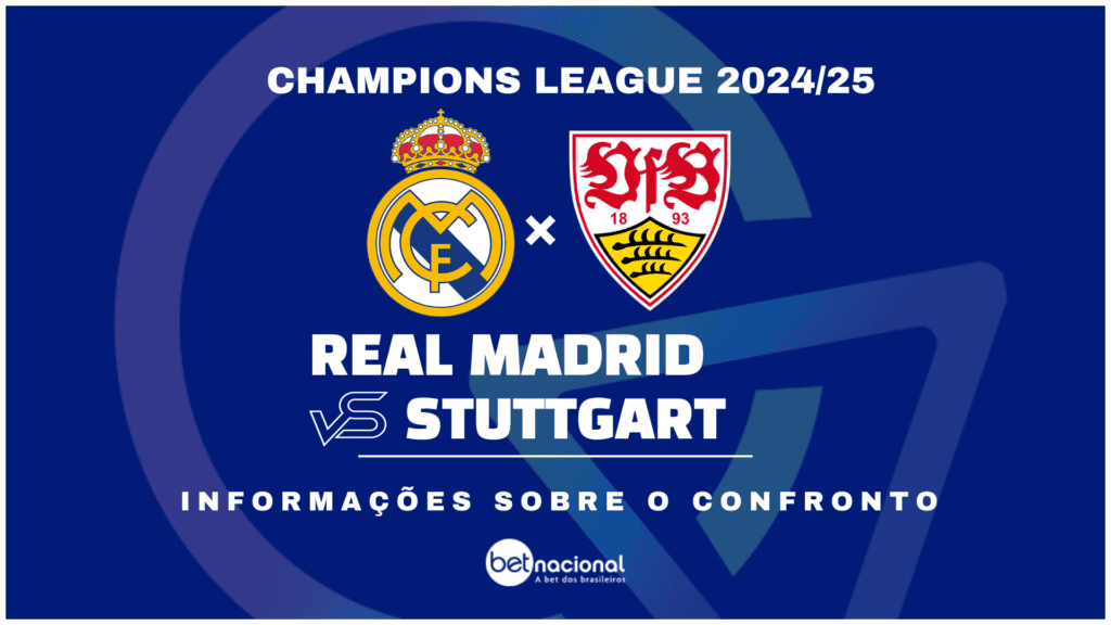 Real Madrid x Stuttgart Liga dos Campeões 2024-2025