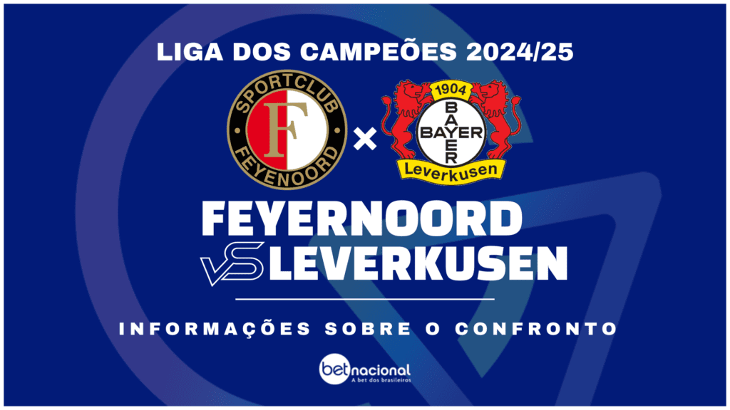 Feyenoord x Leverkusen - Liga dos Campeões 2024/25