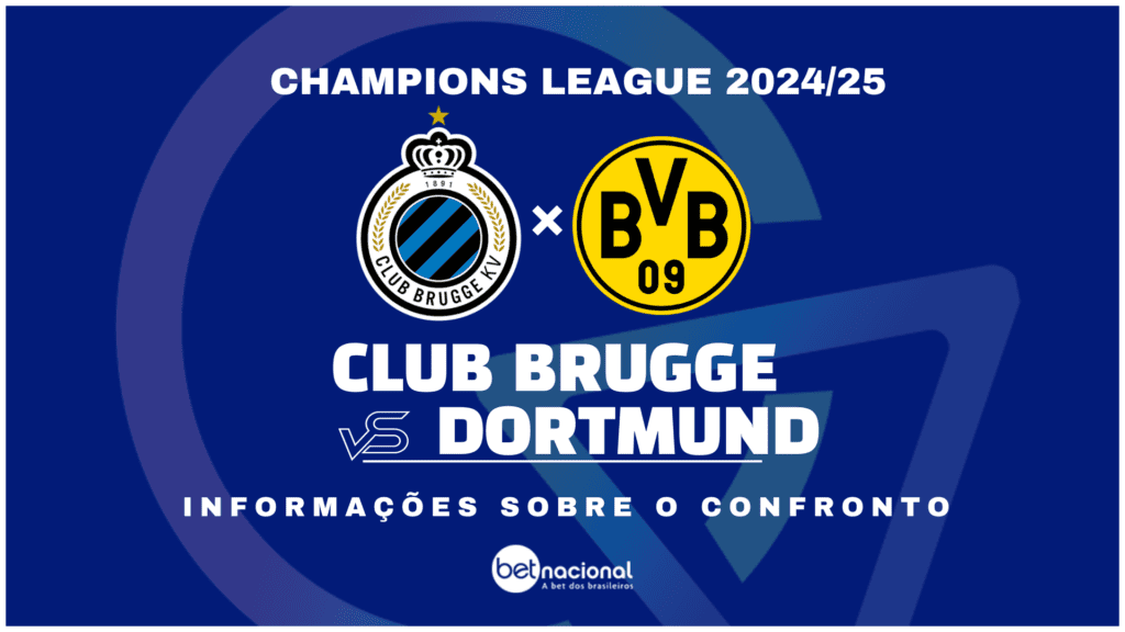 Club Brugge x Borussia Dortmund Liga dos Campeões 2024-2025