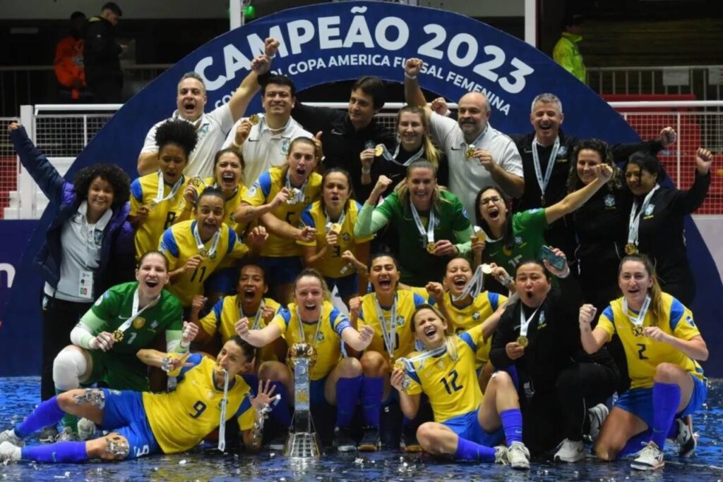 Copa América de futsal feminina será sediada no Brasil. Foto: Divulgação/Conmebol