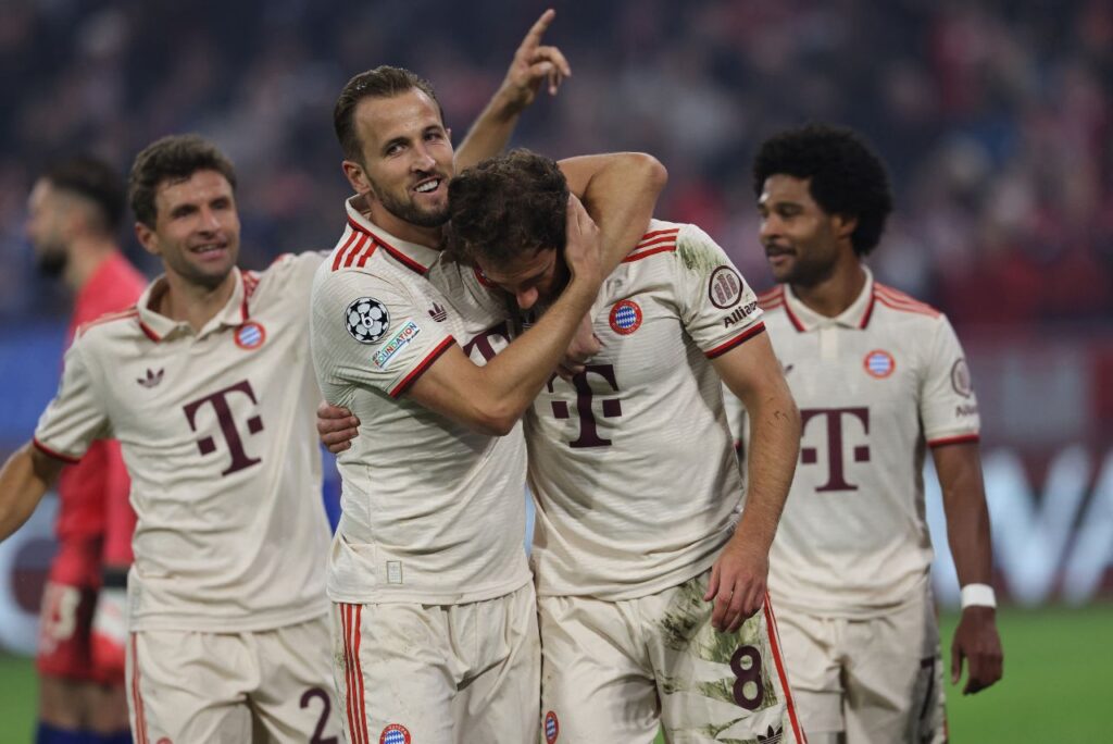 Bayern de Munique goleou o Dínamo de Zagreb na Liga dos Campeões (Foto: Alexandra Beier/AFP)