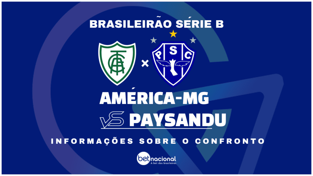 América-MG x Paysandu Série B 2024