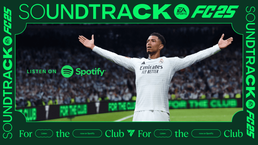 Trilha sonora oficial do EA Sports FC 25