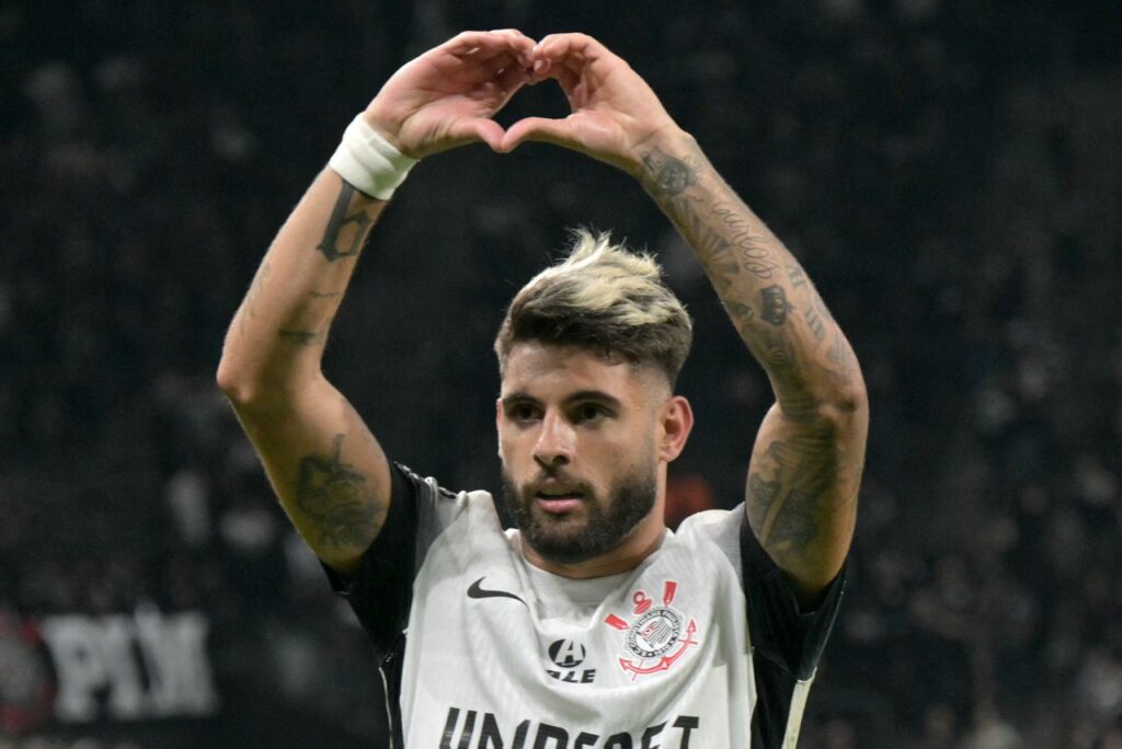 Yuri Alberto, atacante do Corinthians (Foto: Nelson Almeida/AFP)