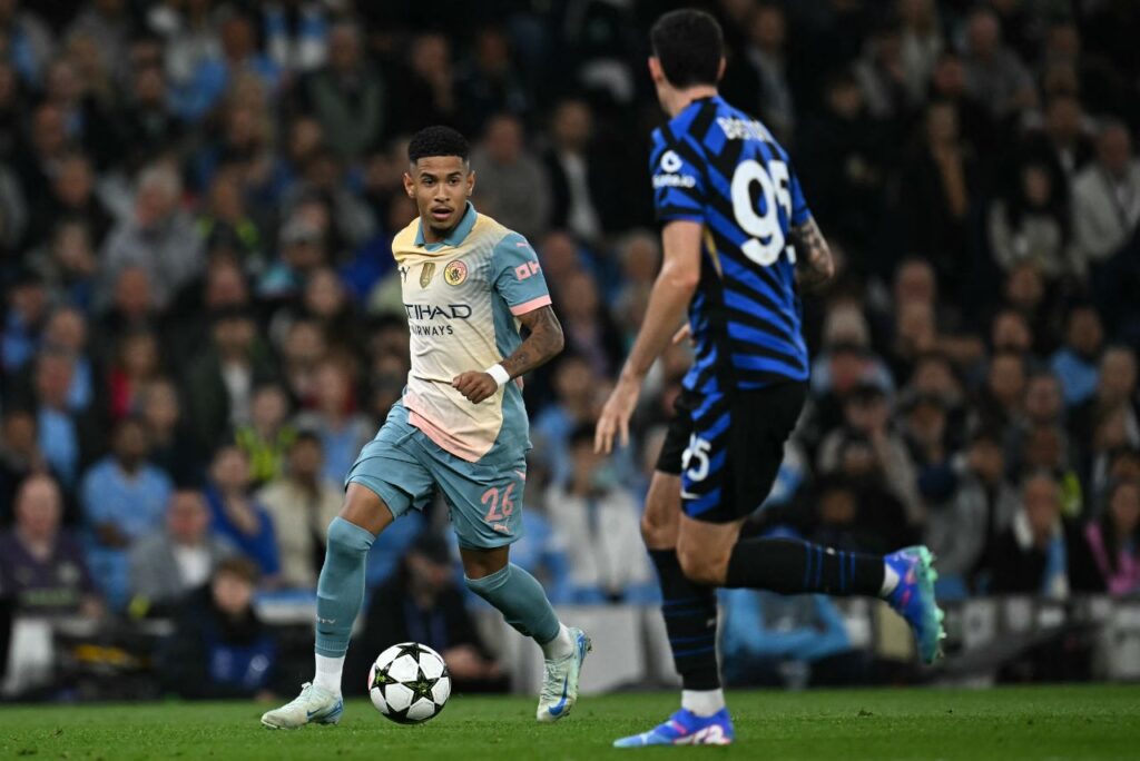 Manchester City e Inter de Milão ficaram no empate pela Liga dos Campeões (Foto: Paul Ellis/AFP)