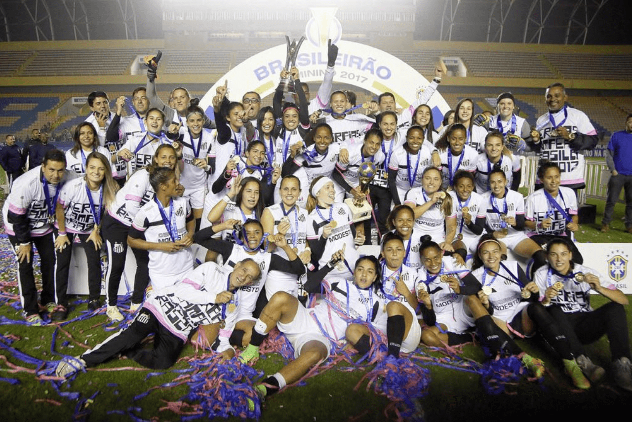 Santos bateu o Corinthians na final do Brasileiro Feminino de 2017