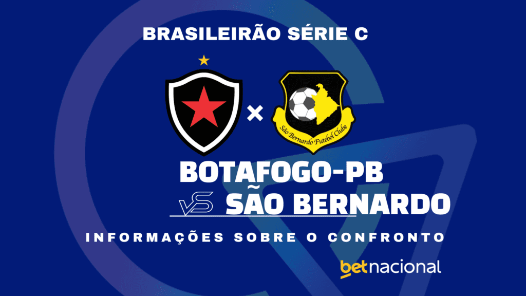 Botafogo-PB x São Bernardo Série C 2024