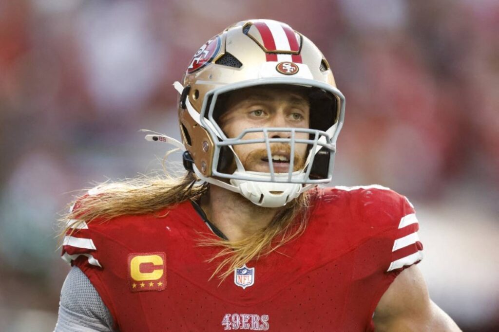 George Kittle teve boa participação nos primeiros jogos da temporada. Foto: LACHLAN CUNNINGHAM/GETTY IMAGES NORTH AMERICA/Getty Images via AFP