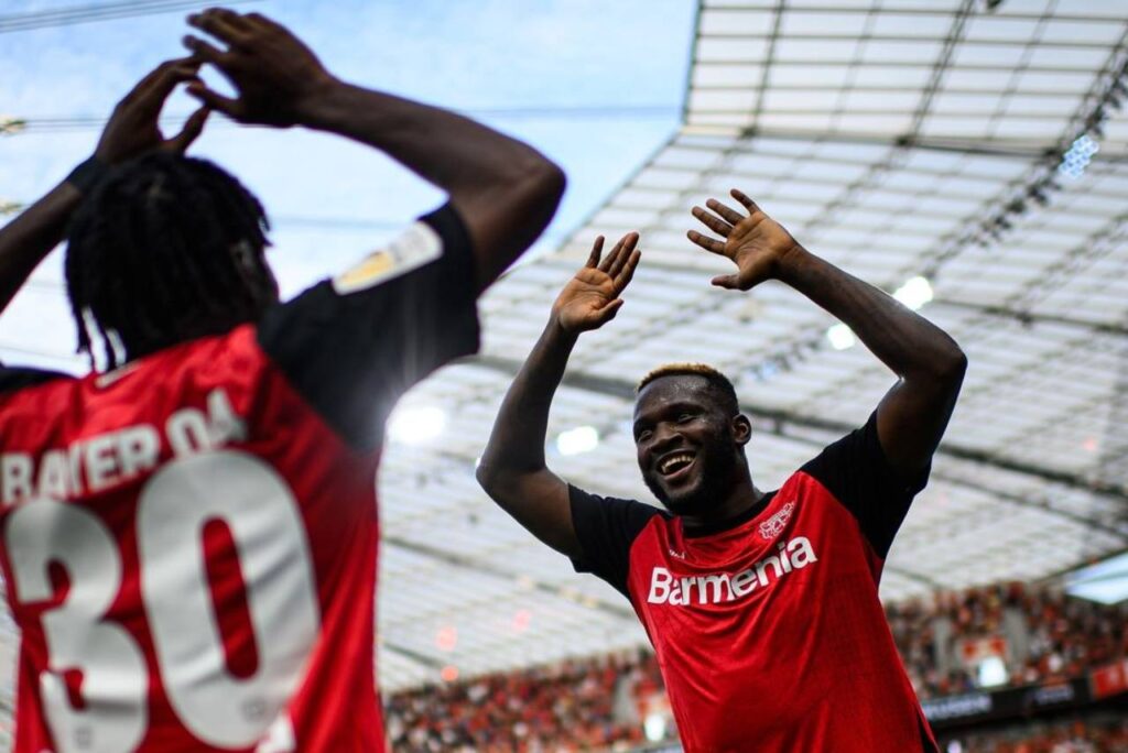 O gol da vitória do Leverkusen saiu nos acréscimos. Foto: Reprodução/Facebook