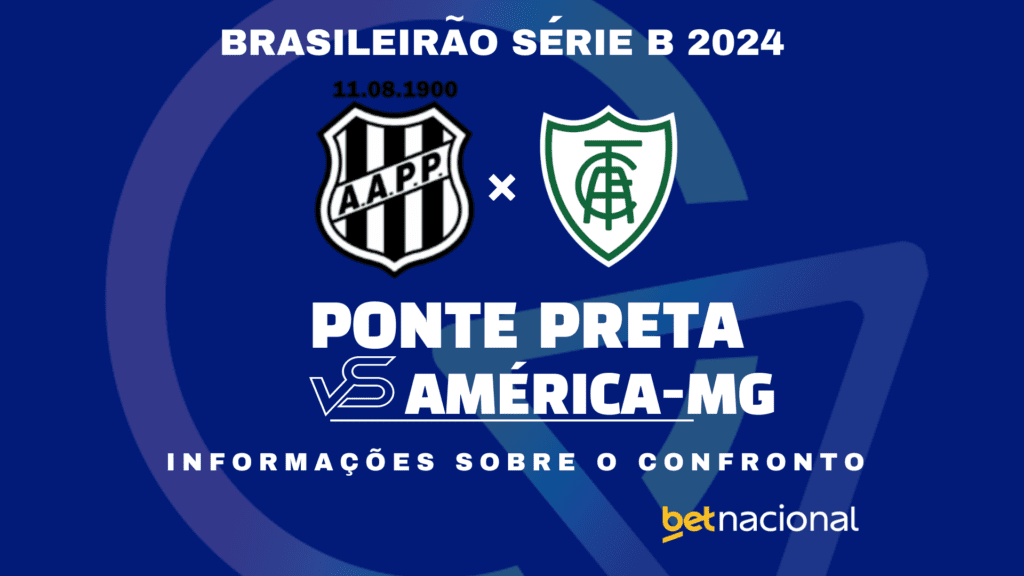 Ponte Preta x América-MG Série B 2024