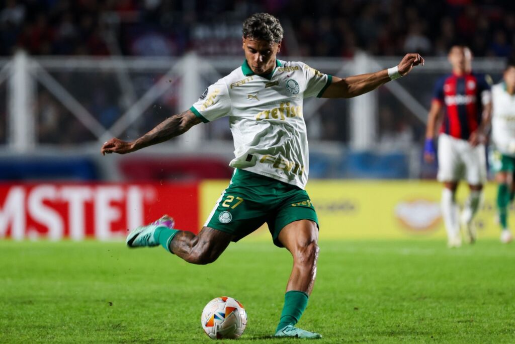 Richard Ríos, volante do Palmeiras (Foto: Fabio Menotti/SEP)