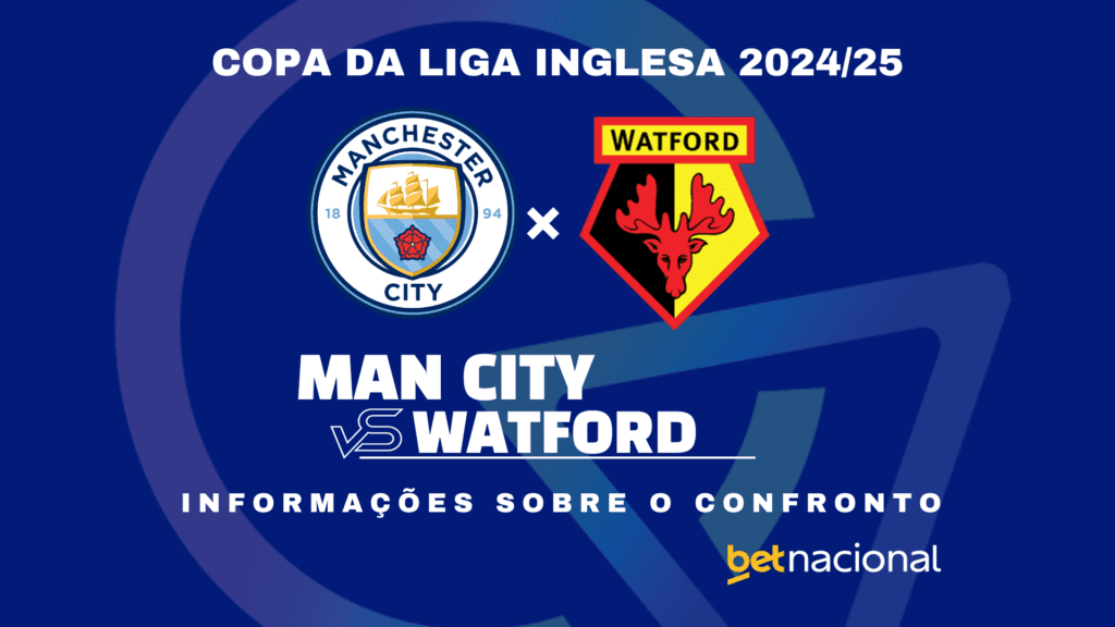 Man City x Watford - Copa da Liga Inglesa 2024/25