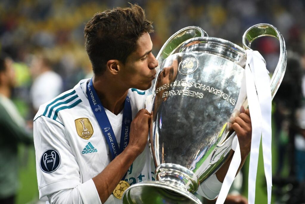 Raphael Varane após título da Champions League