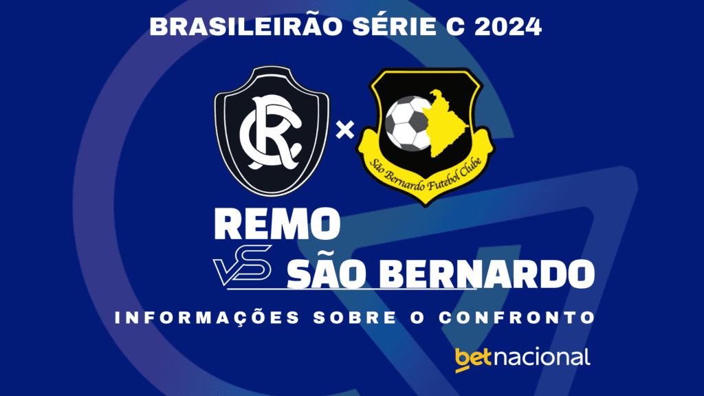 Remo x São Bernardo Série C 2024