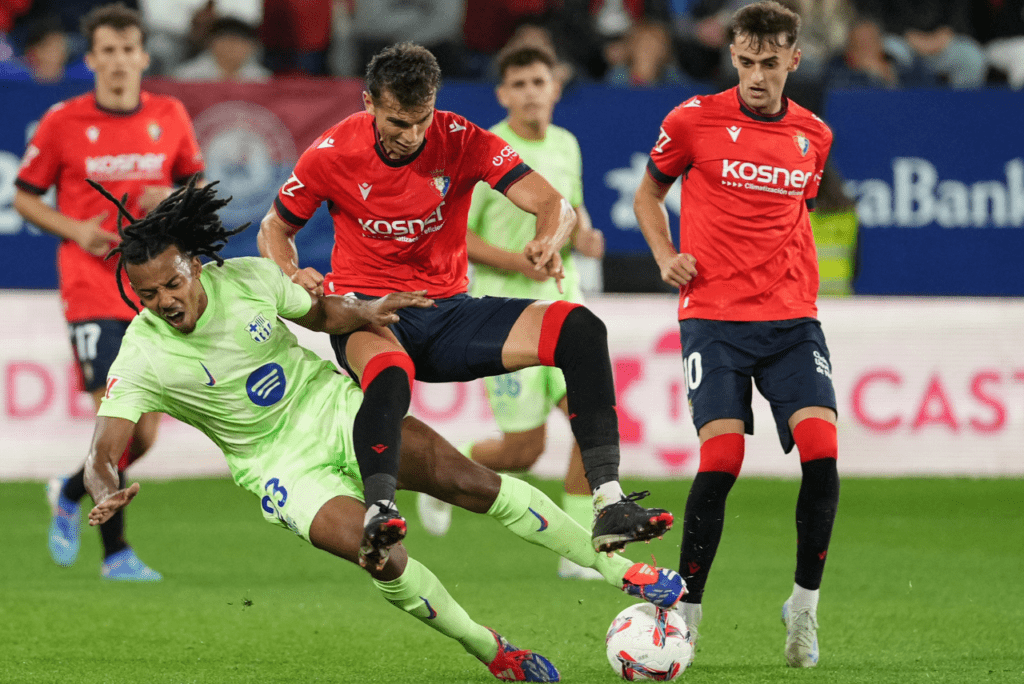 Barcelona é supreendido pelo Osasuna em Pamplona