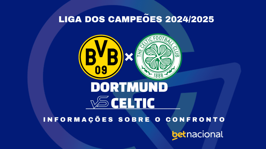 Borussia Dortmund x Celtic Liga dos Campeões 2024 2025