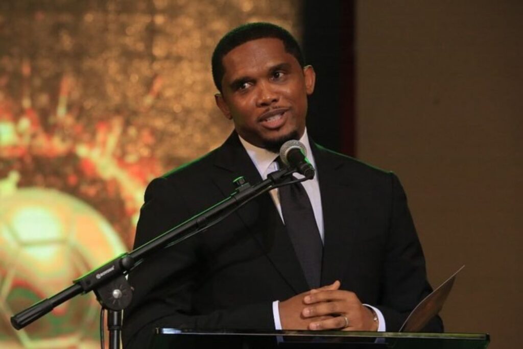 Samuel Eto'o, presidente da Federação Camaronesa (Foto: Reprodução)