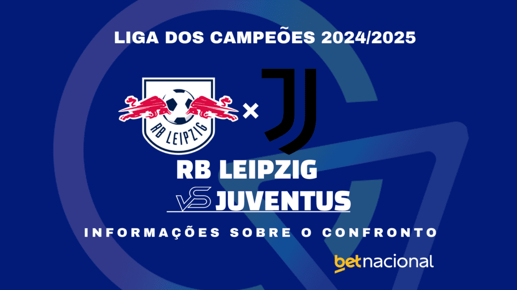 RB Leipzig x Juventus Liga dos Campeões 2024 2025