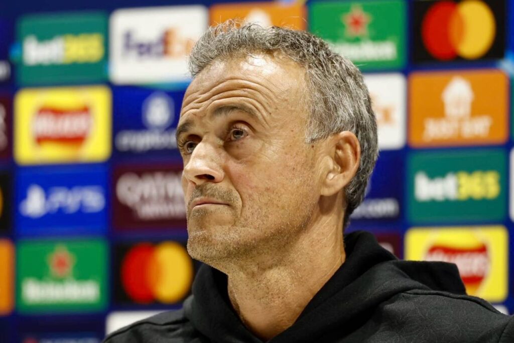 LuIs Enrique deixou o francês de fora do jogo. Foto: Reprodução/Facebook