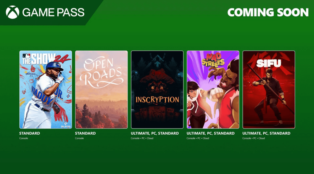 Jogos disponíveis em outubro no Xbox Game Pass