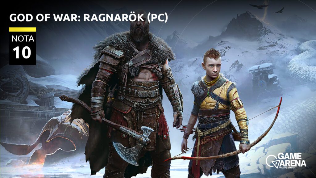 Nota de God of War Ragnarok no PC