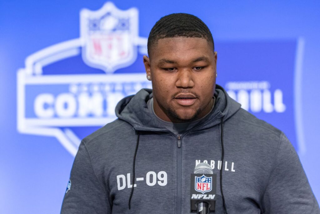 Mike Hall, defensive tackle do Cleveland Browns (Foto: Michael Hickey/Getty Images via AFP)