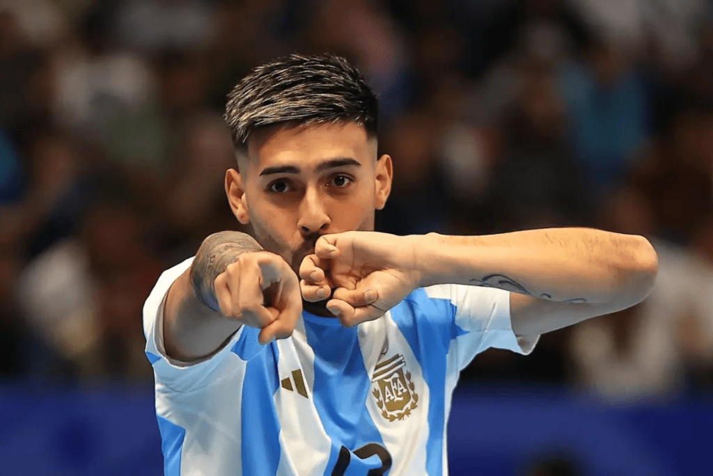 Arrieta liderou a Argentina a mais uma final da Copa do Mundo de futsal