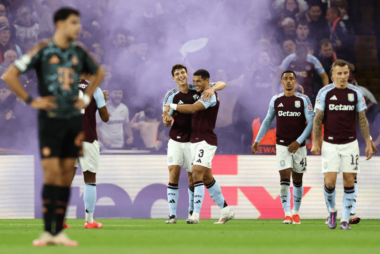 Aston Villa quebrou invencibilidade de oito anos do Bayern de Munique na primeira fase da UEFA Champions League