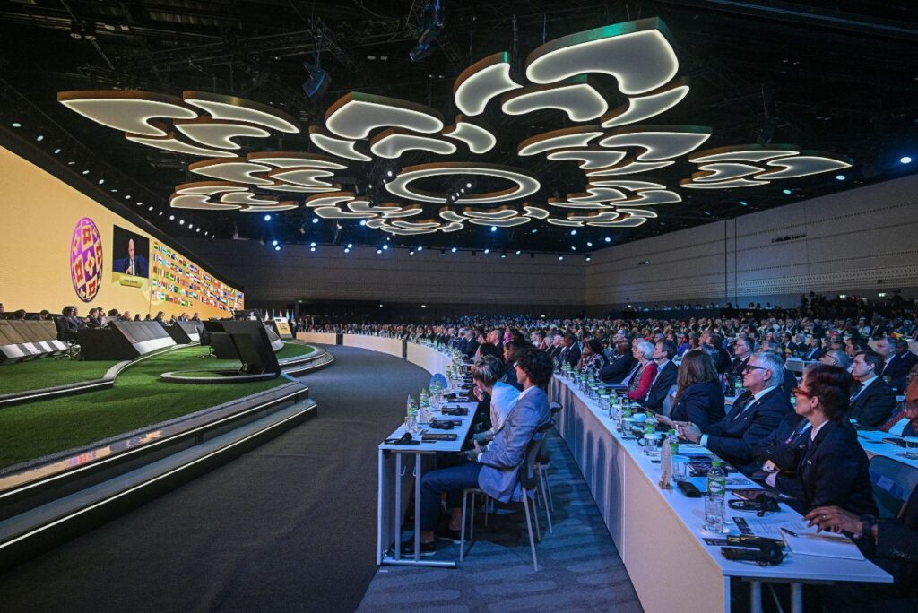 Congresso da FIFA de 2024 foi realizado na Tailândia (Foto: Lillian Suwanrumpha/AFP)