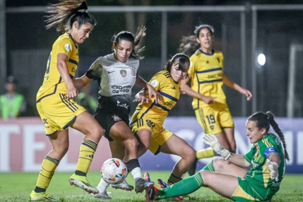 O Corinthians despediçou algumas chances de gol. Foto: Staff Images Woman/CONMEBOL