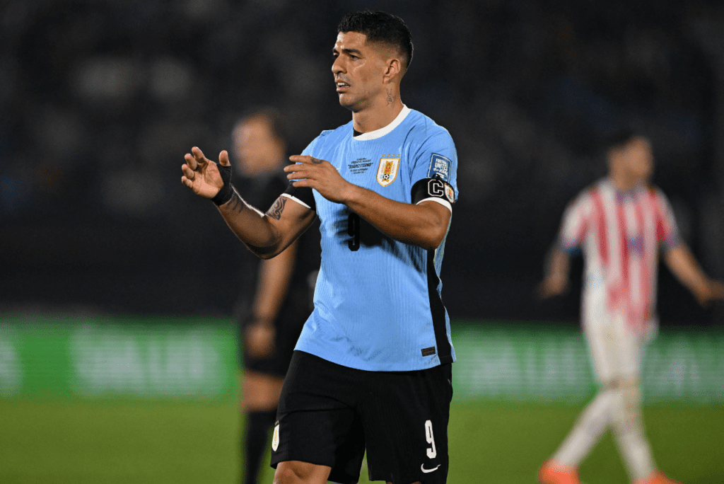 Luis Suárez, artilheiro da Seleção do Uruguai