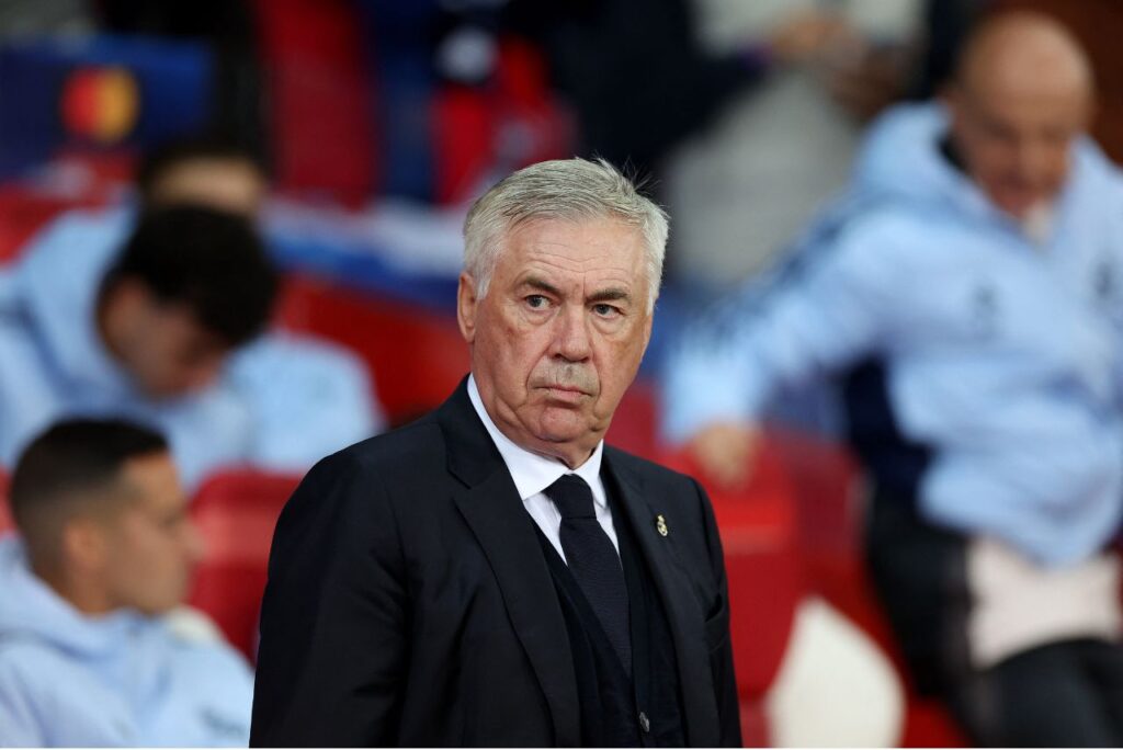 Carlo Ancelotti, treinador do Real Madrid (Foto: Franck Fife/AFP)