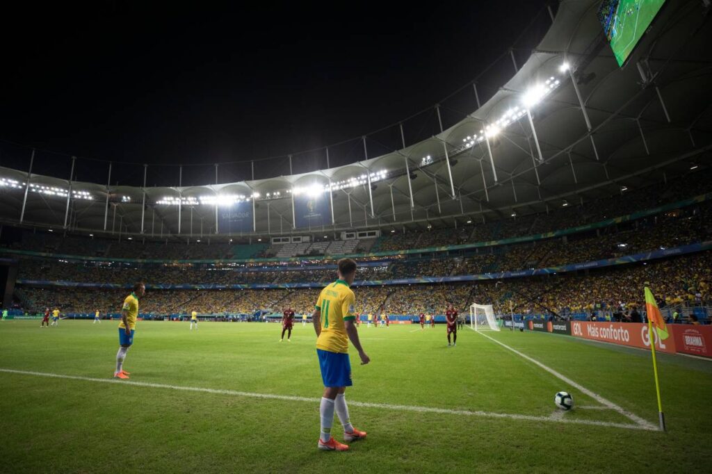 Último jogo da Seleção Brasileira em Salvador foi em 2019. Foto: Lucas Figueiredo/CBF