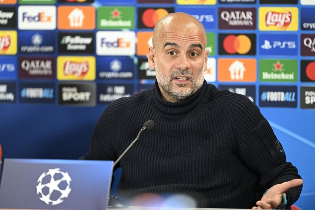 Pep Guardiola, treinador do Manchester City (Foto: STR/AFP)