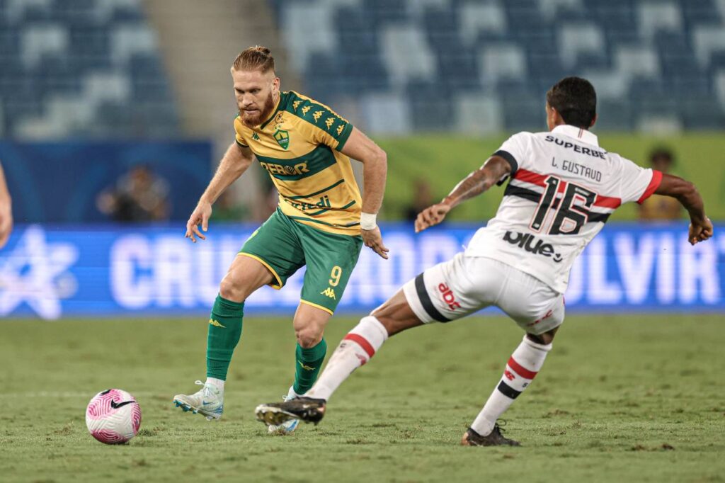 O Cuiabá surpreendeu a equipe do São Paulo. Foto: Divulgação/ Ascom/ Dourado