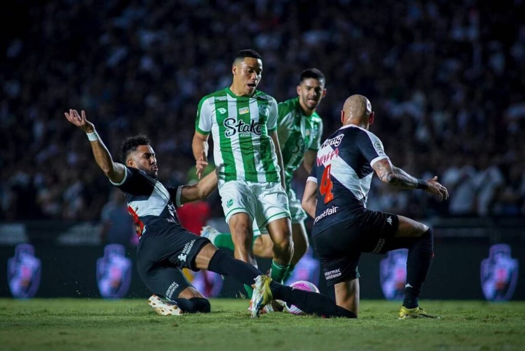 Vasco e Juventude empataram em 1x1. Foto-: Fernando Alves/ECJ