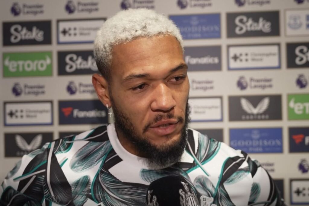 Joelinton, atacante do Newcastle (Foto: Reprodução)