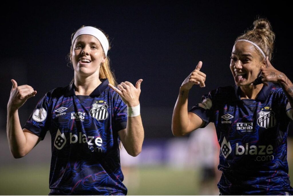 Santos venceu o Colo-Colo pela Libertadores Feminina (Foto: Reprodução)