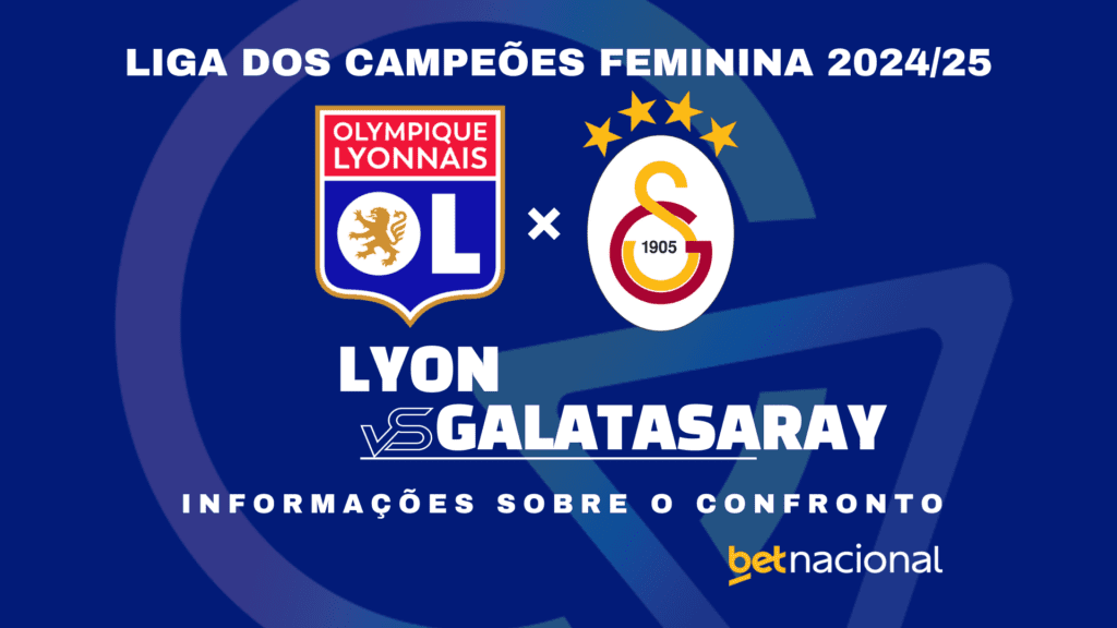 Lyon x Galatasaray - Liga dos Campeões Feminina 2024/25.