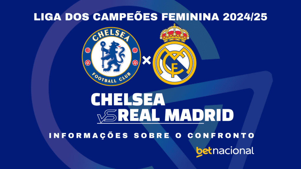 Chelsea x Real Madrid Liga dos Campeões Feminina 2024-2025